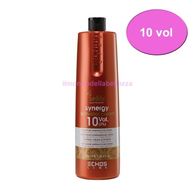 Crème Activateur Synergique Sans Ammoniaque 1000ml - Cheveux Raides/Bouclés - Seliar - ECHOSLINE