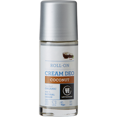 Deodorant ORGANIC roll-on Deo Cream with Coconut 50ml - Urtekram