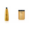 Kit Grande Shampoo + Maschera - Fanola Oro Therapy